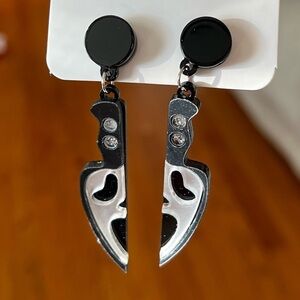 Scream  Ghost face Movie Earrings Smaller Halloween